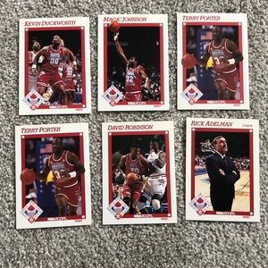 6 1991 nba hoops Eastern conference all stars